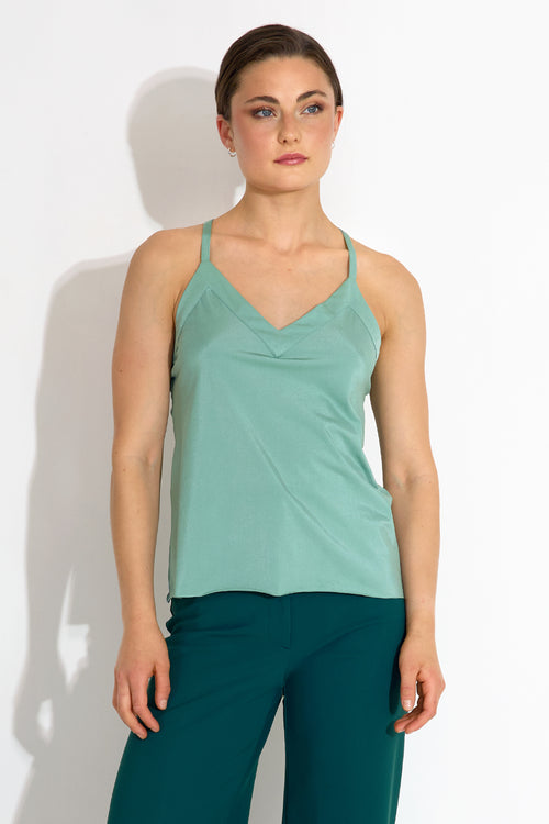 harmony strap top glow softgreen