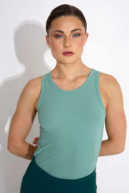 work rib tank green
